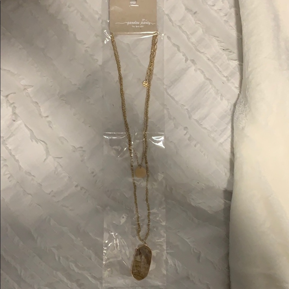 Layered Stone Necklace